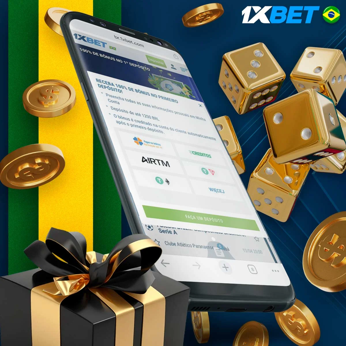 Como funciona o bónus de casino 1xBet?