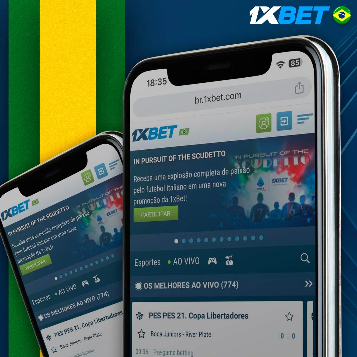 Informações sobre a aplicação móvel e a versão móvel da 1xBet