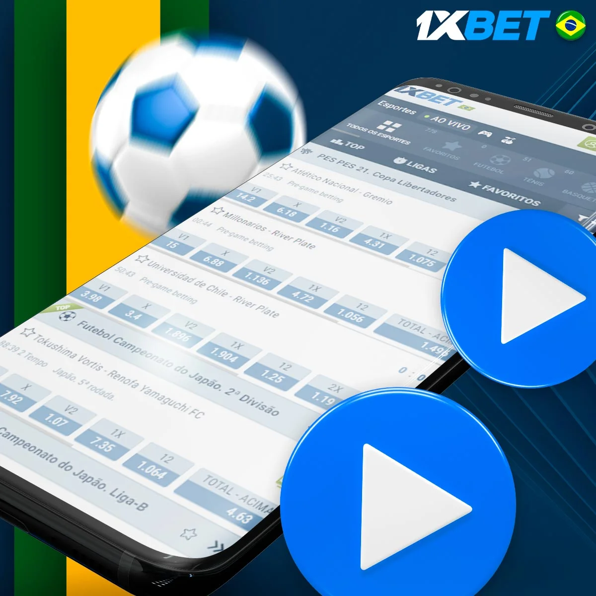 Como é que as apostas ao vivo funcionam na aplicação 1xBet?