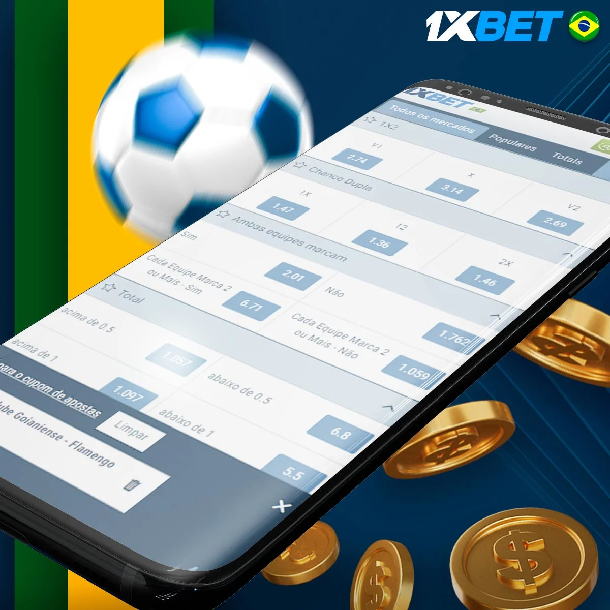 Como é que a linha de aposta funciona na 1xBet ?