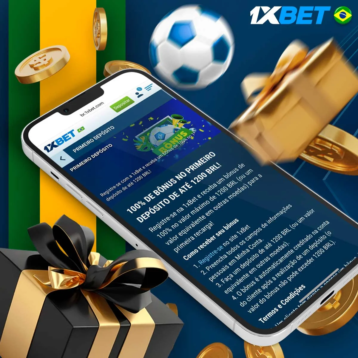 Condições de bónus para desportos na 1xBet