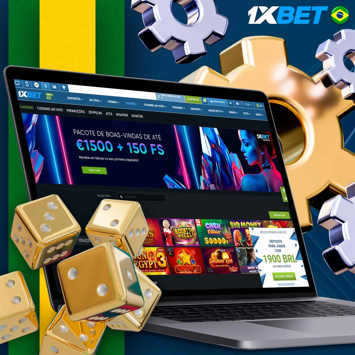 Principais características encontradas na secção de casino da 1xBet