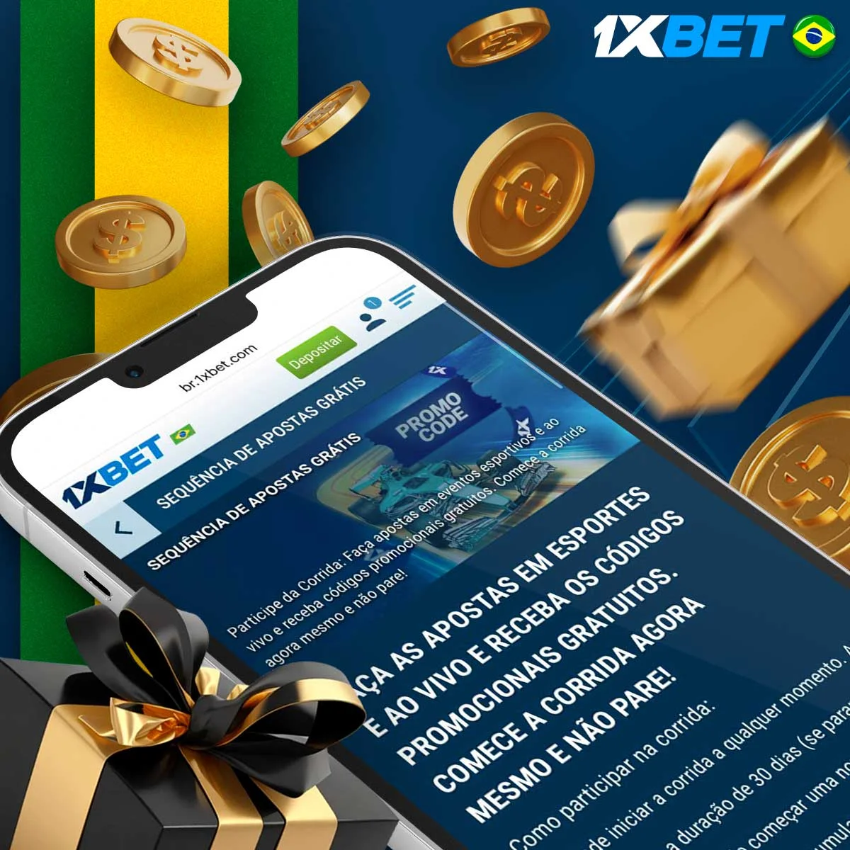 Como é que as apostas grátis na 1xBet funcionam?