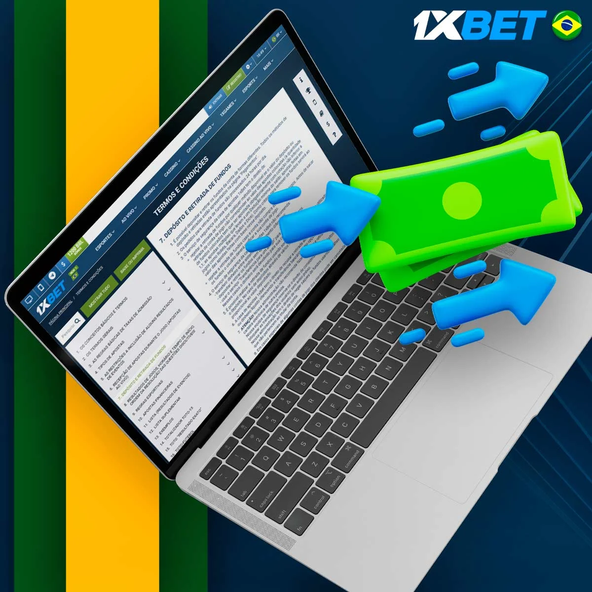 Como funciona o reembolso na 1xBet?