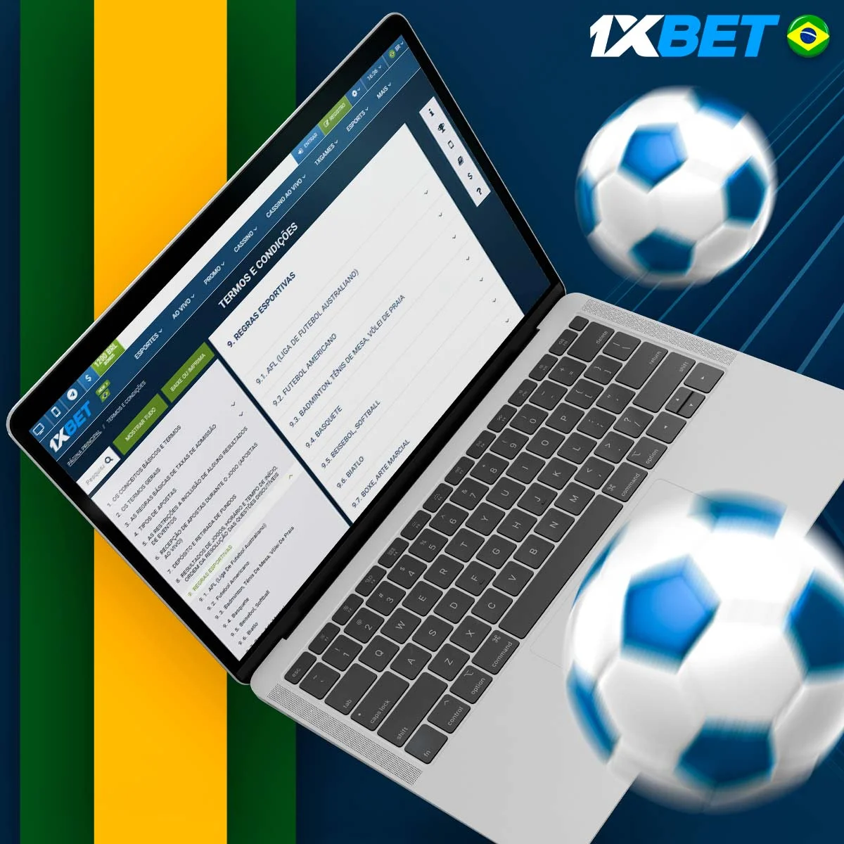 Como funcionam as regras esportivas na plataforma 1xBet?