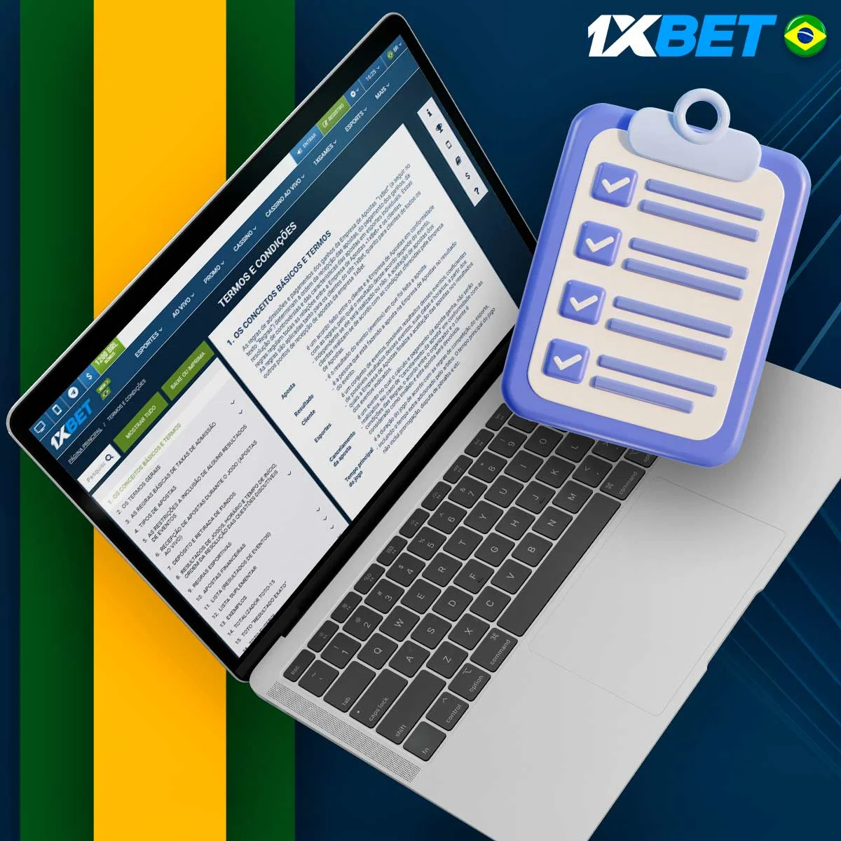 Quais são os termos e condições oferecidos pela 1xBet?